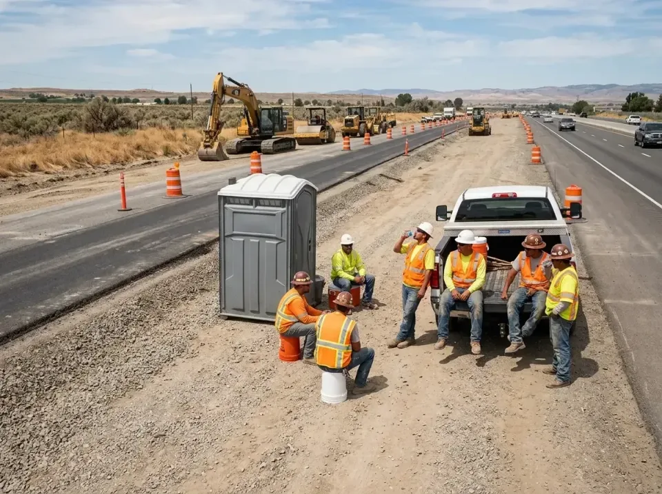 highway-road-construction-crew-007 — frequently asked questions, Porta Potty and Restroom Rentals in Montpelier, ID